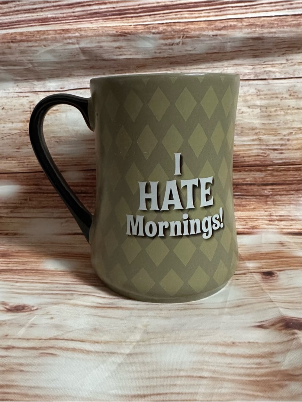 Disney Parks Grumpy I Hate Mornings Coffee Mug Cup Snow White 7 Dwarfs 16 Oz - Picture 2 of 7
